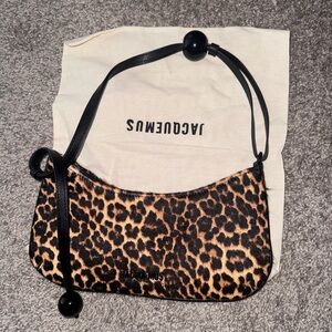 Jacquemus Bisou mini Leopard Print Shoulder Bag